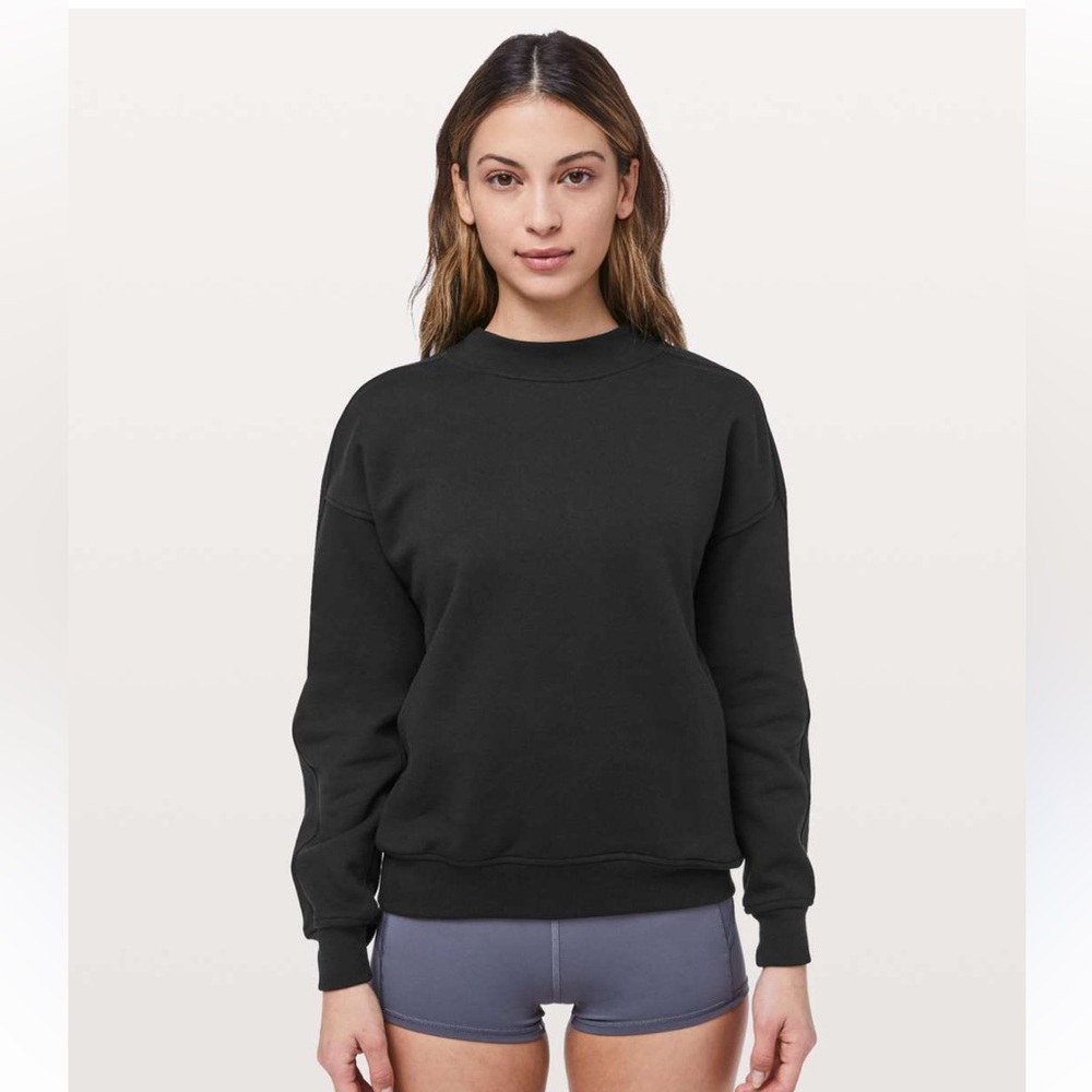 Lululemon Chill On Black Pullover Sweatshirt